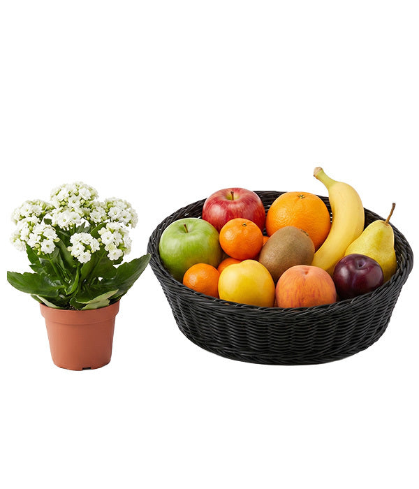 Fruits & Flowers Gift Basket