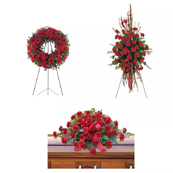 Warm Regards Funeral Flower Package
